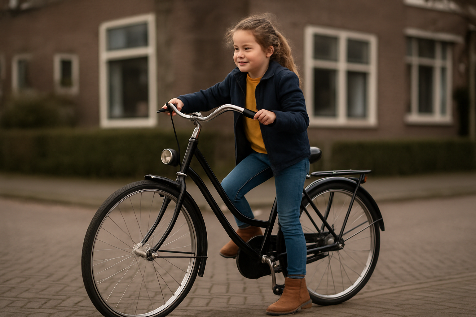 Veiligheidstips voor scholieren op een omafiets