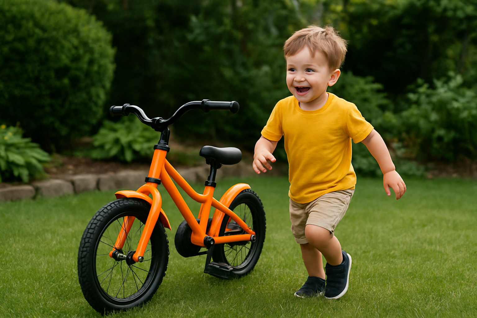 Kleurrijke kinderfietsen voor jongens en meisjes 3 jaar