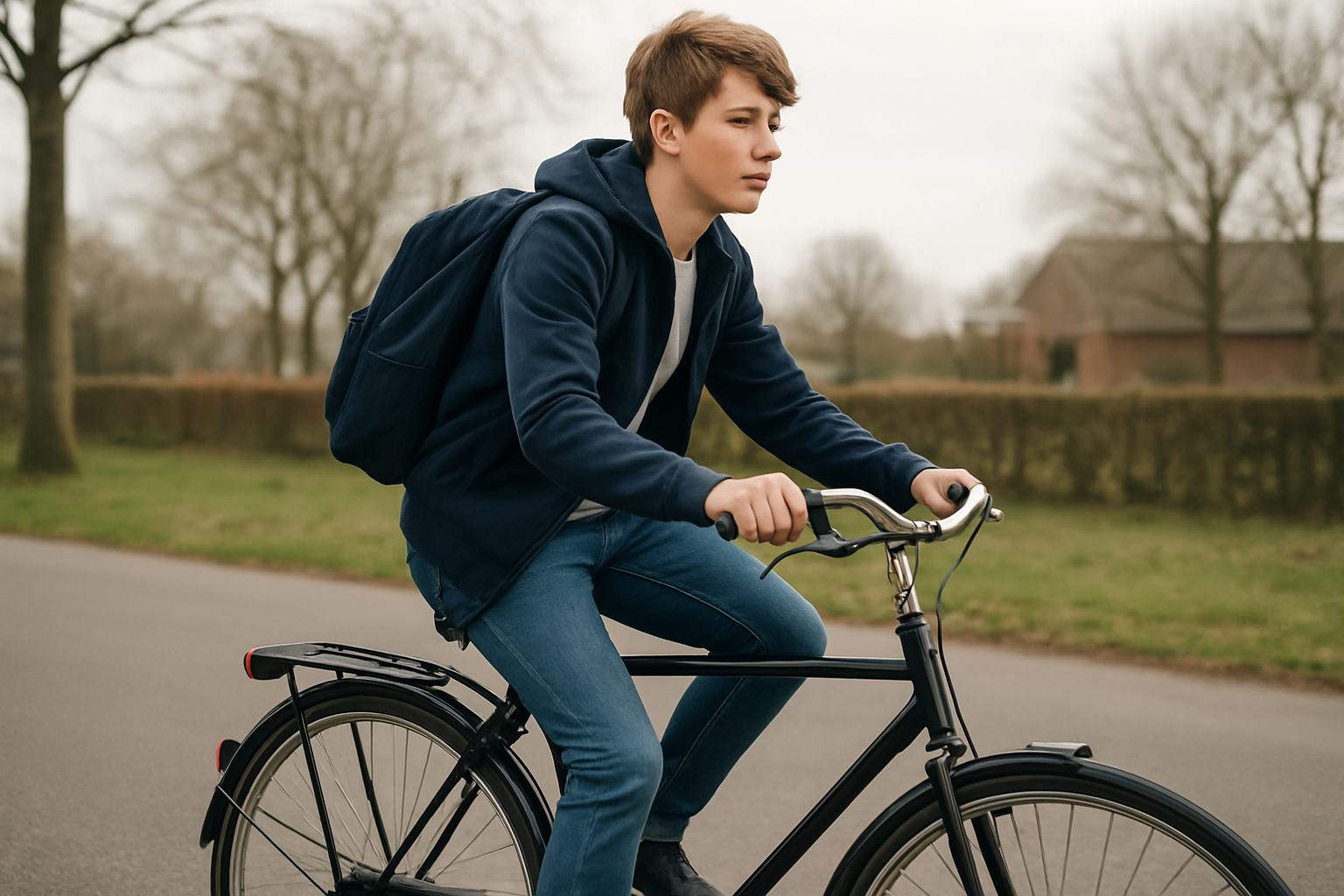 Omafiets scholier: stijlvol en praktisch